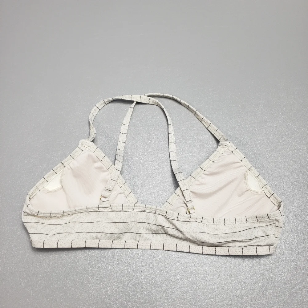 IJAK striped bikini top size large